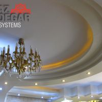 طراحی دکوراسیون سقف و دیوار بر اساس سیستم درای وال و مصالح کناف