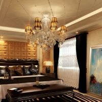 00048 - طراحی سقف کاذب اتاق خواب مستر به  سبک اروپایی - سقف کناف و نور مخفی و ابزار  پیش ساخته